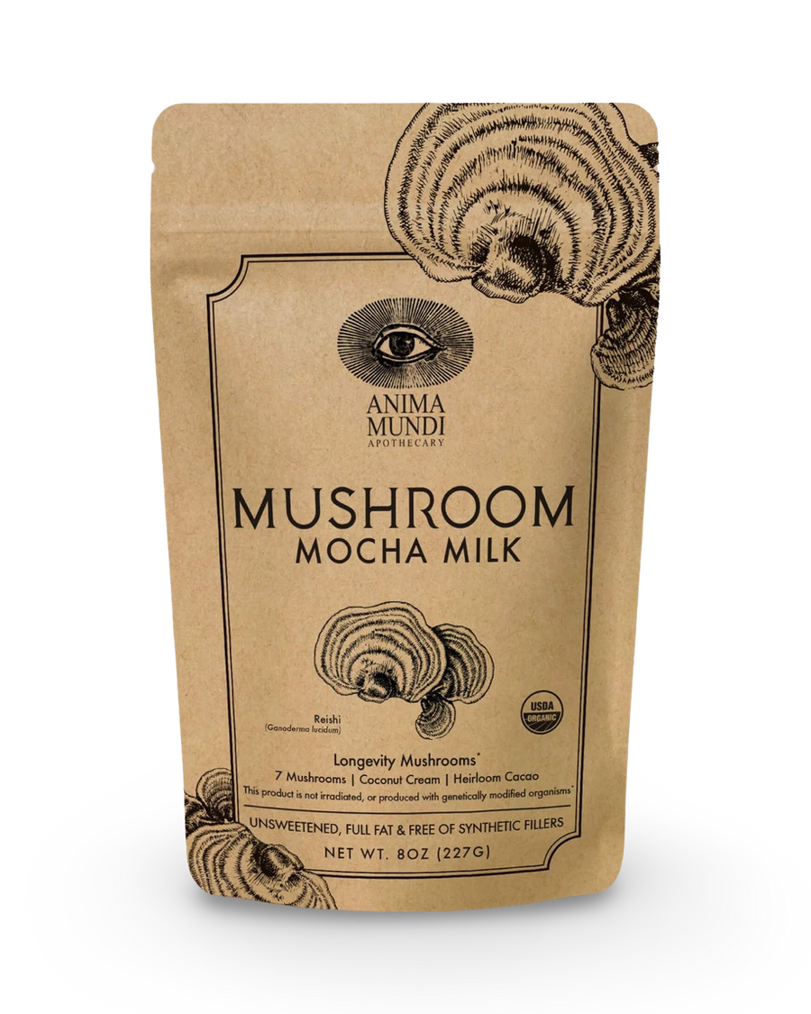 Mushroom Mocha Milk : Longevity Milk