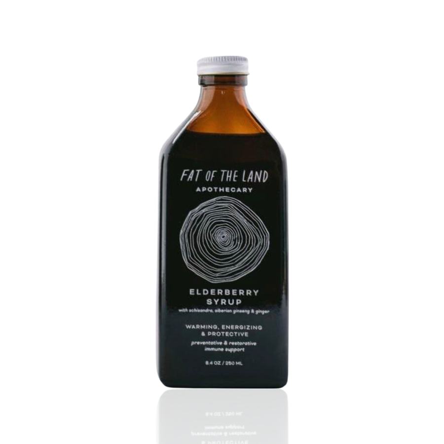 Elderberry Syrup with Schisandra, Siberian Ginseng, Ginger & Hudson Valley Honey