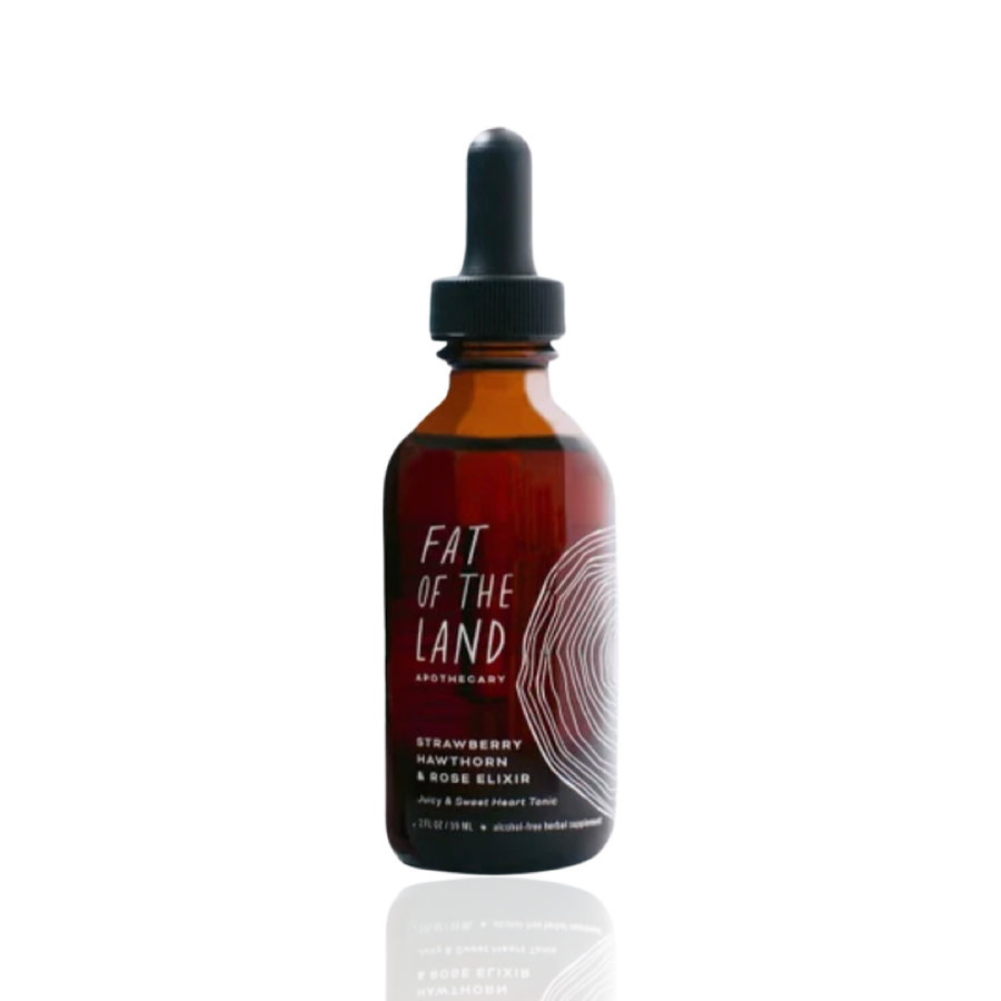 Strawberry, Hawthorn & Rose Elixir  | Juicy & Sweet Heart Tonic