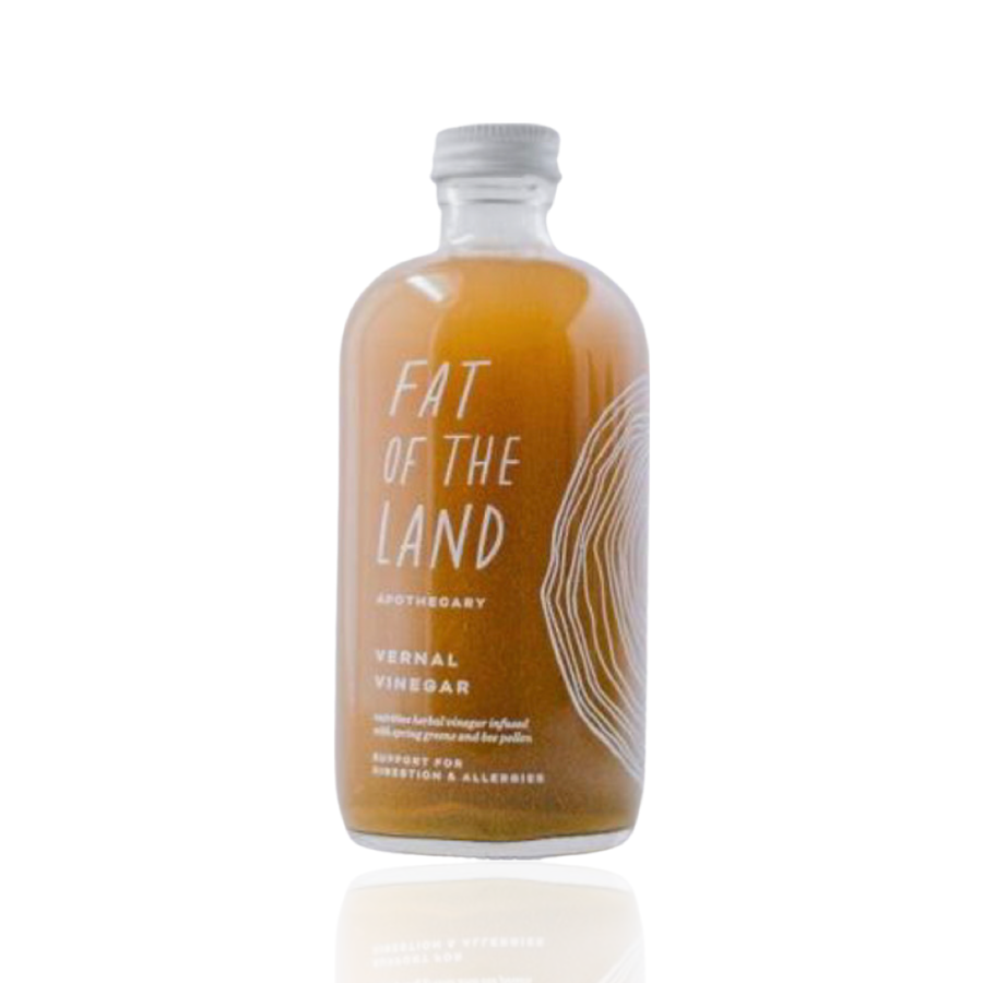 Vernal Vinegar | with Bee Pollen, Nettle, Dandelion & Spring Greens